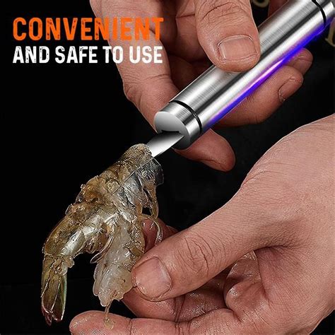 Multifunctional Fast Shrimp Peeler Stainless Steel Fish Scales Scraper