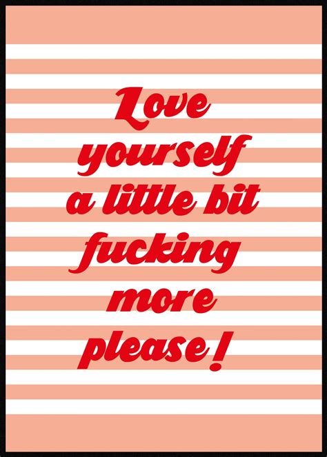 Poster – Love yourself - Karla und Kurt