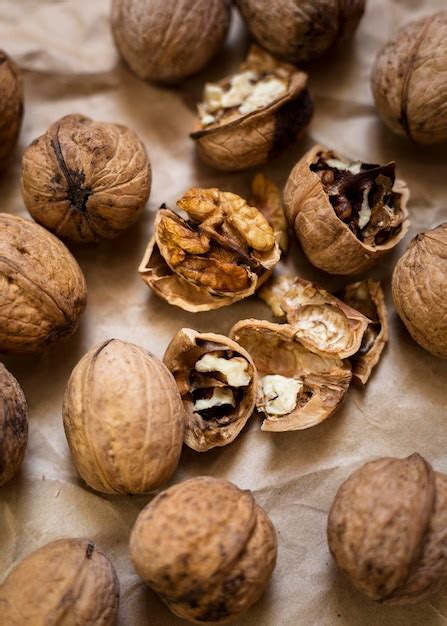Free Photo | Arrangement of delicious fresh nuts