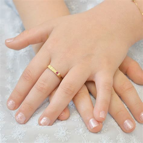Anel Para Criança De 10 Anos - Anel ABC Infantil De Ouro 18K | Web Joias - Joias de Ouro 18k em até ...
