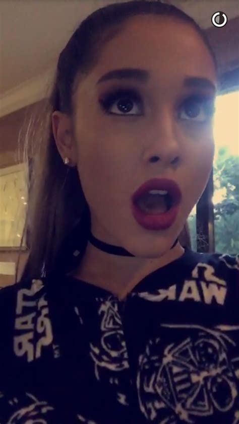 Ariana Grande Pics - Snapchat, January 2016 • CelebMafia