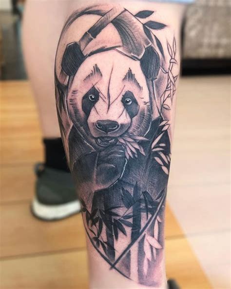 [100 Фото] Тату Панда: Значение для Девушек и Мужчин | Tattoos, Animal ...