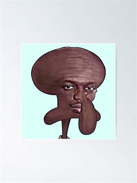 "Squidward meme" Poster for Sale by tttatia | Redbubble