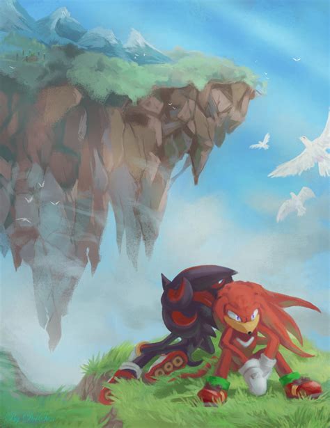 Knuckles and Shadow by DciSon on DeviantArt