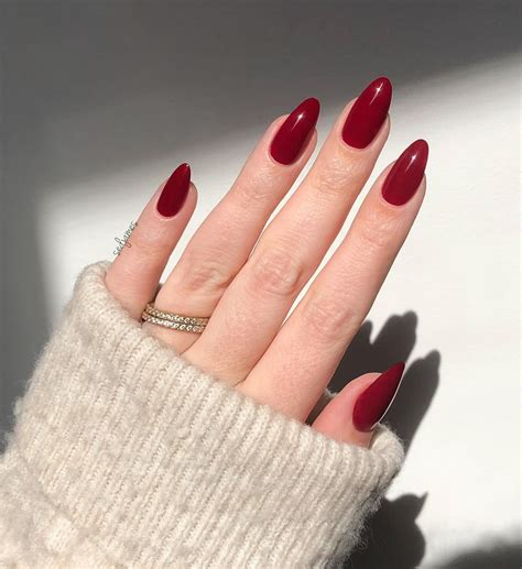 Red acrylic nail art designs are the top trend this season 9