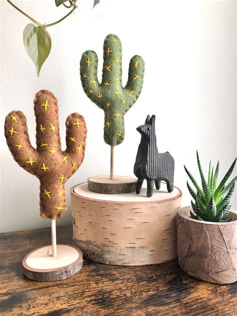 Cactus Stand Table Top Decor