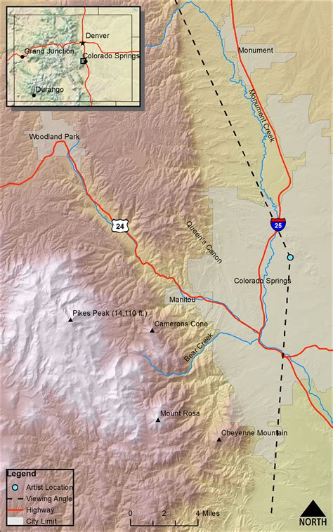 map of pikes peak colorado 3