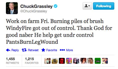 Chuck Grassley Tells The Stories Behind His Most Famous Tweets