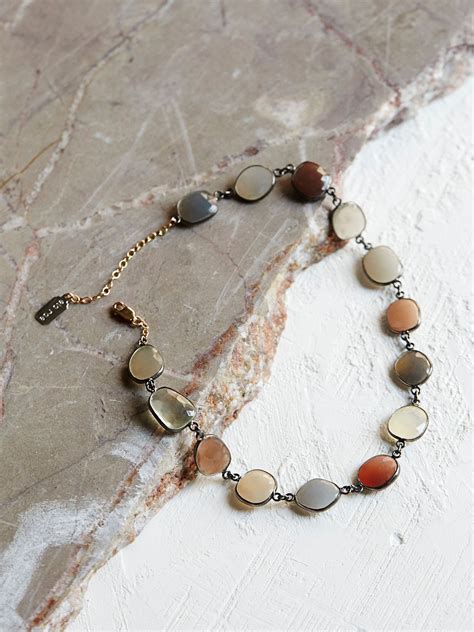 Sadie Stone Choker | Rare Larimar Stones | Handcrafted in America