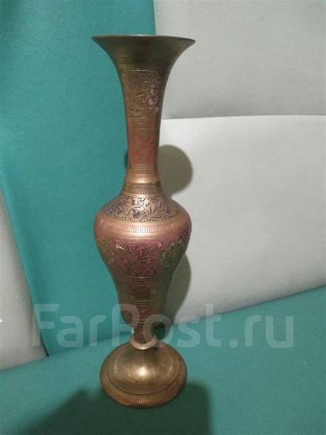 Ваза Индия латунь, б/у, в наличии. Цена: 1 000₽ во Владивостоке