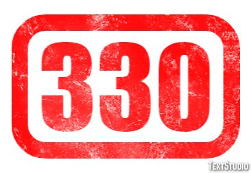 330 Text Effect and Logo Design Number