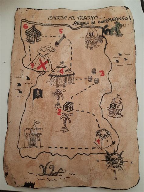 Pin di Lera Polyakova su Рисунки | Mappe del tesoro, Mappe, Caccia al ...
