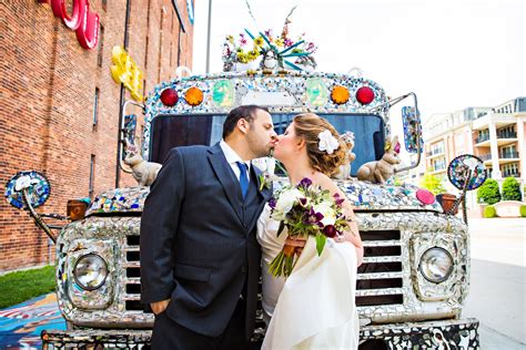 A Colorful, Religious Wedding at The American Visionary Museum in