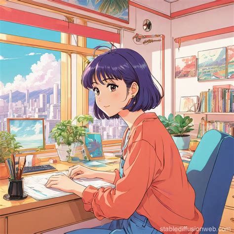 retro anime aesthetic Prompts | Stable Diffusion Online