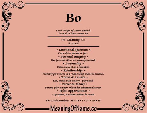 bo meaning