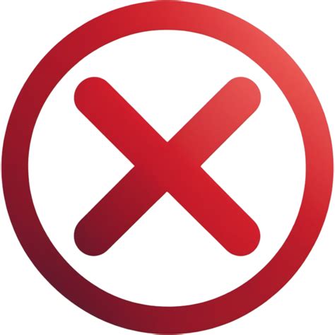 red cross mark icon ai generative  png