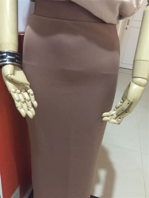 rok sepan panjang fesyen wanita pakaian wanita gaun rok  carousell