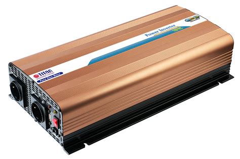 TITAN 1500W reiner Sinuswellen-Strominverter mit Schlafmodus - 12V DC ...