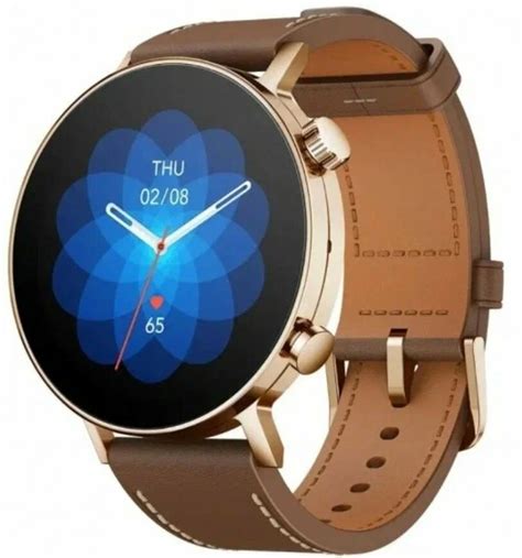 Купить Умные часы Amazfit GTR 3 Pro (коричневая кожа) в интернет ...