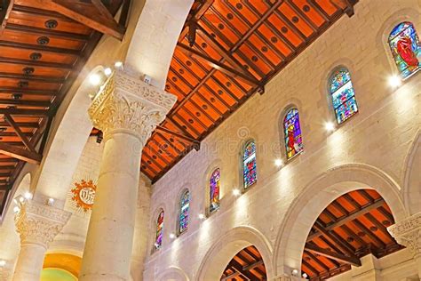 Interior of St. Joseph`s Church,a Franciscan Roman Catholic Church in the Old City Stock Image ...