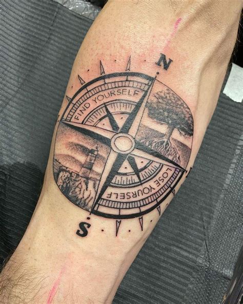 X Compass Tattoos