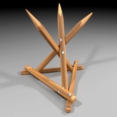Military Barricade - Palisade 3D Model by Xtreme Studio