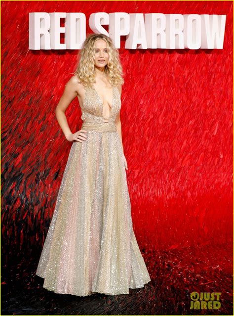 jennifer lawrence works  red carpet  red sparrow premiere photo