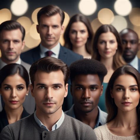 diverse group portrait stable diffusion
