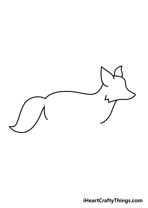 Easy Fox Drawing