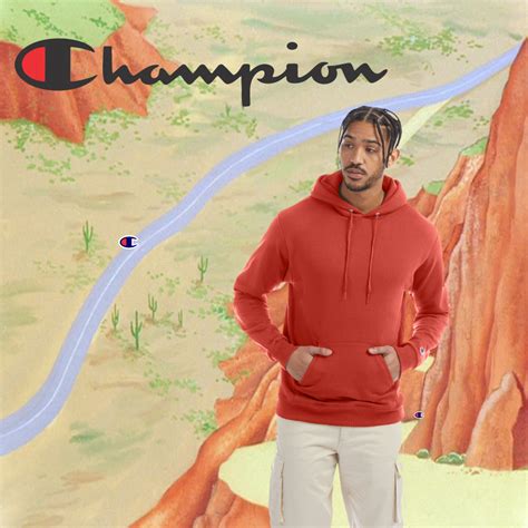 Champion Men’s Powerblend® Eco Fleece Hooded Sweatshirt – ACME