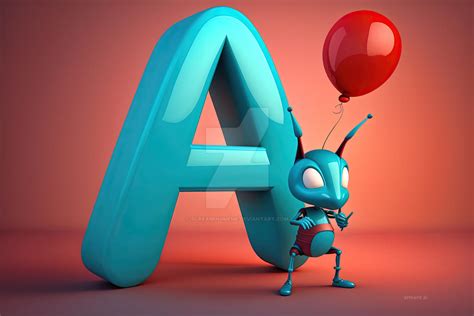 A Is For Ant by screamingmeme on DeviantArt