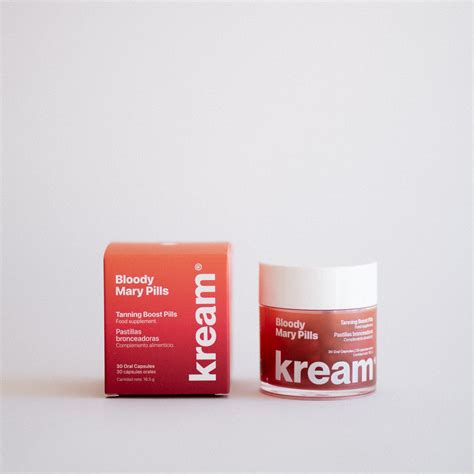 Pastillas bronceadoras Bloody Mary Pills - 30 cápsulas orales – KREAM®