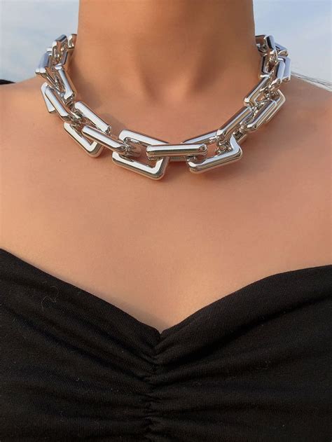 simple chain necklace simple chain necklace edgy necklace necklace