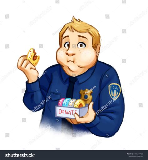 Fat Policeman Cartoon