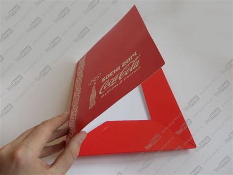 Срочная печать вырубных папок из картона в типографии :: YouPrint