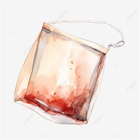 Tea Bag Watercolor, Tea, Drink, Beverage PNG Transparent Image and ...