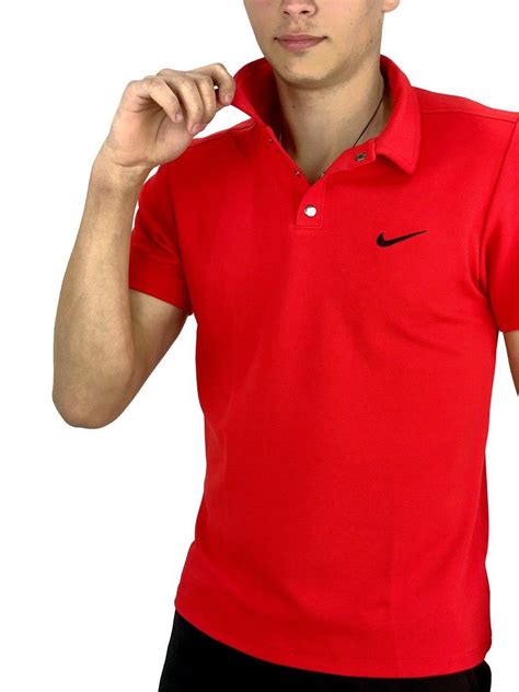 Футболка Поло Мужская красная в стиле Nike (Найк): 299 грн. - Футболки ...