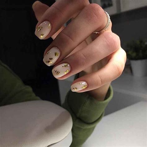 Кремовый маникюр 2020 фото_6 | Neutral nails, Thanksgiving nails, Manicure