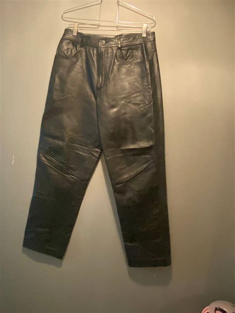 danier leather pants grailed