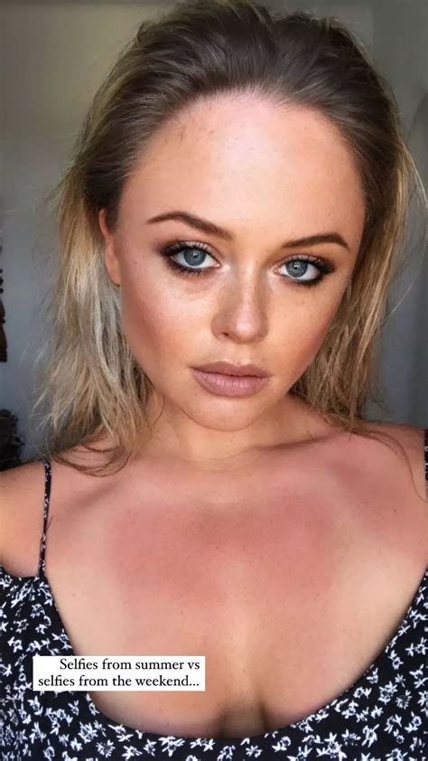 Emily Atack calls out troll for crude 'boob' comment on her birthday