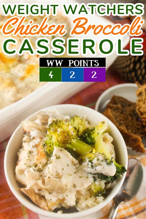 Weight Watchers Chicken Broccoli Casserole - The Food Hussy