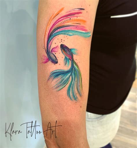 Pisces tattoo watercolor | Pisces tattoo designs, Zodiac tattoos ...