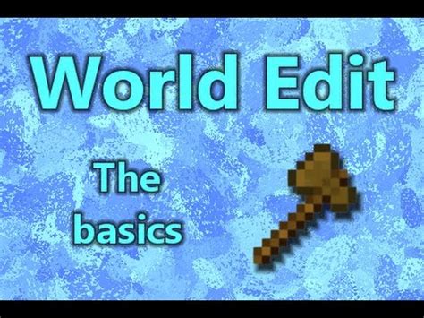 WorldEdit basics - including //wand //copy and //set [WorldEdit ...
