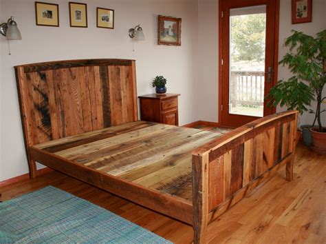 Cozy Country Reclaimed Wood Bed Frame Queen Bed Frame King - Etsy