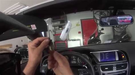 Audi A5 S5 RS5 Cabriolet Sunvisor HUaD - One screw, "Plug & Play ...