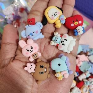 mixed hand painted beads etsy