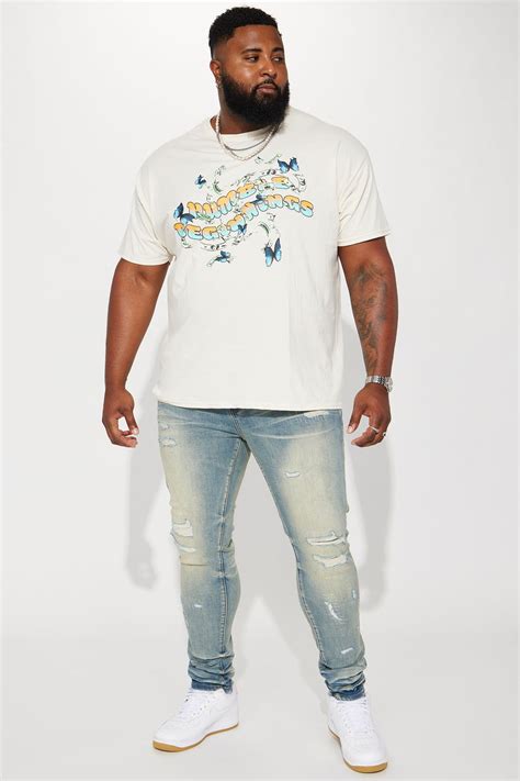 Humble Beginnings Short Sleeve Tee - Natural/Combo | Fashion Nova