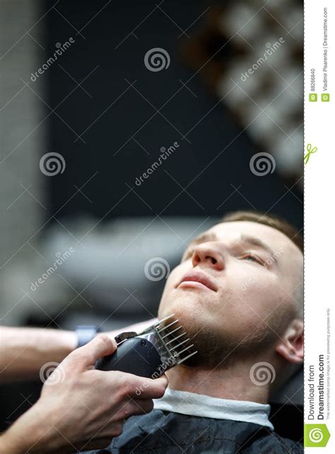 beard grooming side view  young bearded man  beard haircut
