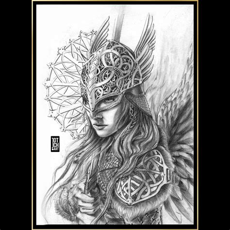 ArtStation - Valkyrie - traditional technique