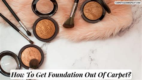 how to get foundation out of carpet
